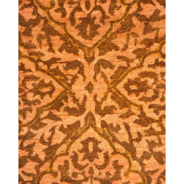 Traditional Mogul, One-of-a-Kind Hand-Knotted Runner Rug - Yellow, 2' 7" x 13' 9" For Sale - Image 3 of 8
