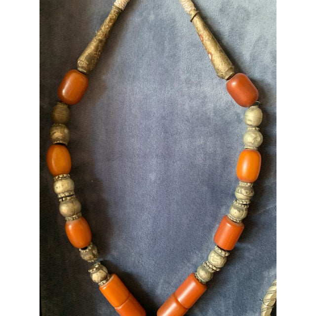 Metal 1970s Framed Arabian Art-Necklace and Bracelet For Sale - Image 7 of 10