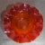 Mid 20th Century Large Mid-Century Blenko Attributed Orange Crackle Glass Bowl For Sale - Image 5 of 10