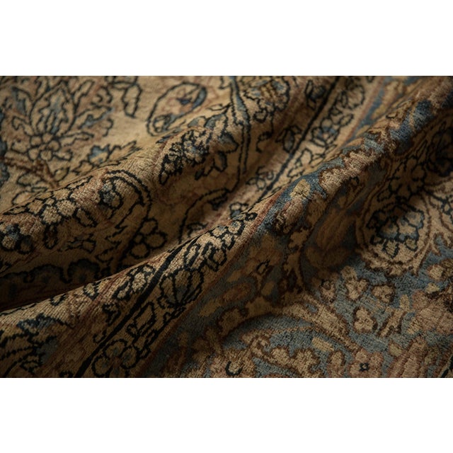 Traditional Vintage Tea Washed Kerman Carpet - 10'11" x 19'1" For Sale - Image 3 of 17