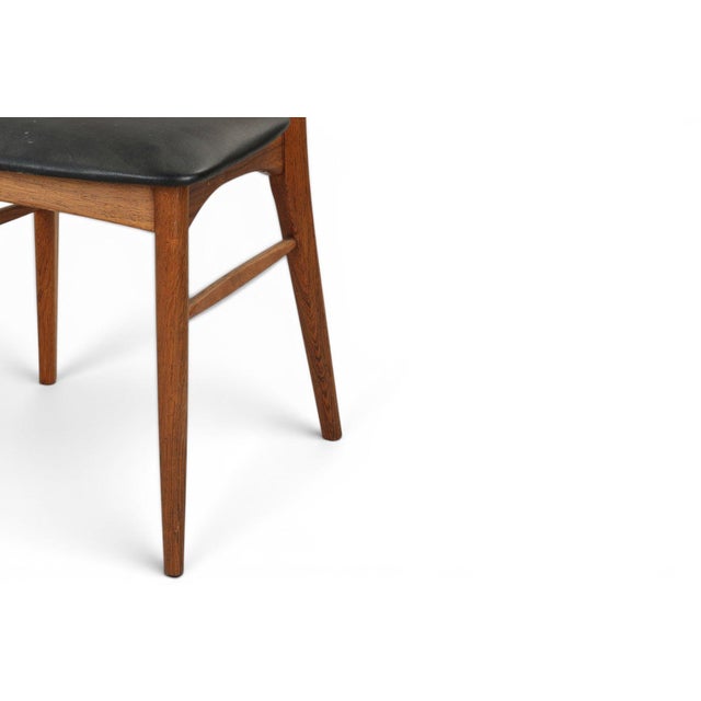 Mid 20th Century Set of Six Attributed to Niels Koefoed "Lis" Ladderback Dining Chairs in Rosewood For Sale In San Francisco - Image 6 of 8