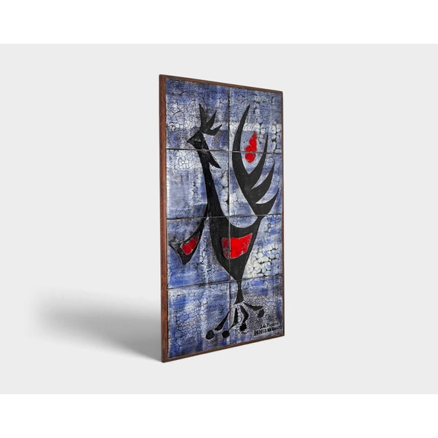 Modernist Ceramic Wall Panel by J.G. Picard, Vallauris, France, 1960s For Sale - Image 13 of 13