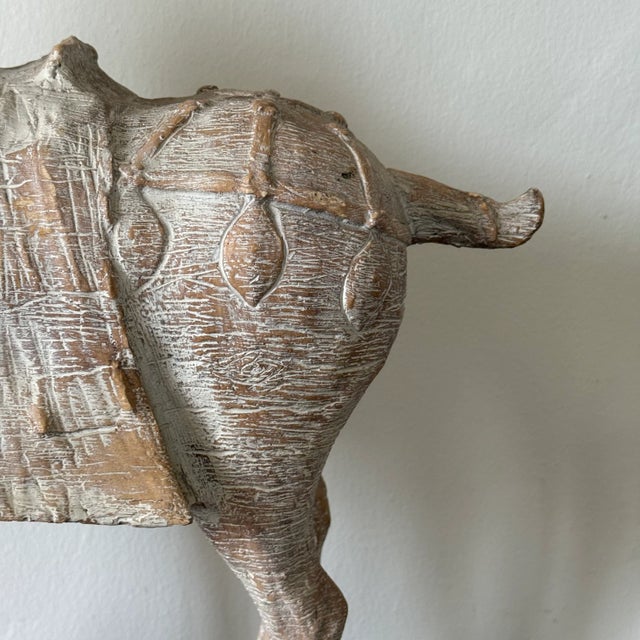 Vintage Designer Decor Tang Sancai Style Horse of Driftwood Composite For Sale - Image 4 of 7