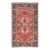 2010s Red, Afghan Peshawar With All Over Heriz Design, Natural Dyes, Extra Soft Wool, Hand Knotted, Oriental Rug For Sale