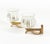 Mid-Century Sconces in Glass and Brass in the style of Barovier and Toso, Italy, 1960s, Set of 2 For Sale - Image 4 of 17