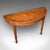 Pair of Antique Demi Lune Side Tables, English, Neoclassical, Sheraton, Georgian For Sale - Image 6 of 10