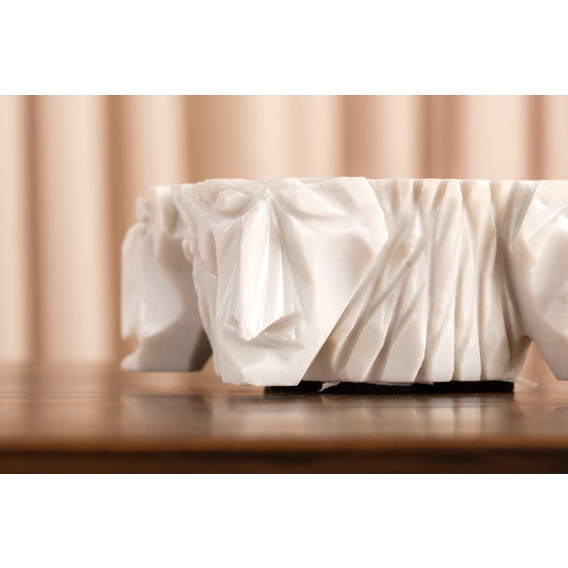 Art Deco Vintage Art Deco Carrara Marble Valet Tray For Sale - Image 3 of 12