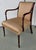 Late 20th Century Hickory Chair Co. Regency Mahogany and Upholstered Armchair For Sale In Washington DC - Image 6 of 7