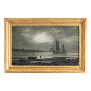 Eurico Oliveira, Seascape, 1910, Oil Painting For Sale