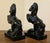 l.e.. Smith Black Amethyst Glass Rearing Horse Figurines – Mid 20th Century Pair For Sale - Image 4 of 11