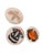 Enhance your wall decor or artisanal collection with this captivating set of three vintage studio pottery decorative...