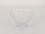 Hollywood Regency Vintage Geometric Diamond Relief Patterns Crystal Bowl For Sale - Image 3 of 6