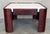 Wood Set of Mid Century Modern Coffee Tables With Curved Legs and White Top For Sale - Image 7 of 13