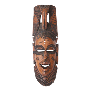 1980 Carved African Mask/Ghana/Tribal