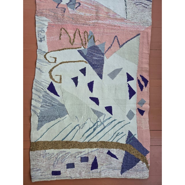 Textile Trinity : Law of Three Series Hand Woven Tapestry For Sale - Image 7 of 10