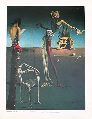 Salvador Dali Femme a La Tete De Rose XXe Siecle 1968