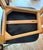 Wood 1980s Vintage Italian Glass Table With 4 Beech and Brown Leather Chairs For Sale - Image 7 of 12
