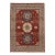Modern Khotan Designed Wool Rug Handmade in Rust For Sale