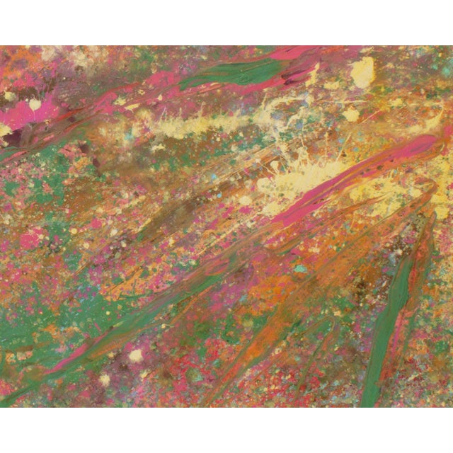 1980s 1989 “West” Abstract Acrylic Landscape Diptych by Harry Hilson For Sale - Image 5 of 10