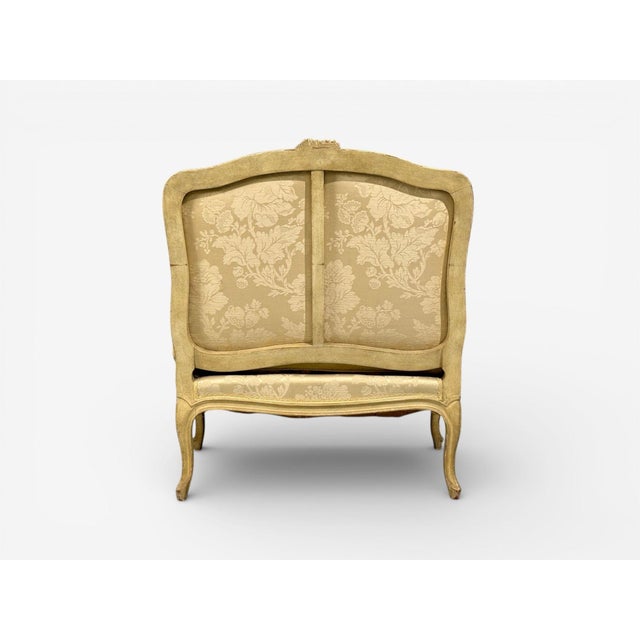 Maison Jansen, Louis XVI Armchairs, Giltwood, Fabric, France, 20th C. For Sale - Image 13 of 14