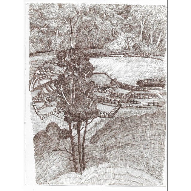 Landscape from the estate of Florida artist Dr. Ronald Frank Yrabedra (1944-2022). Yrabedra earned his B.A. and M.A. from...