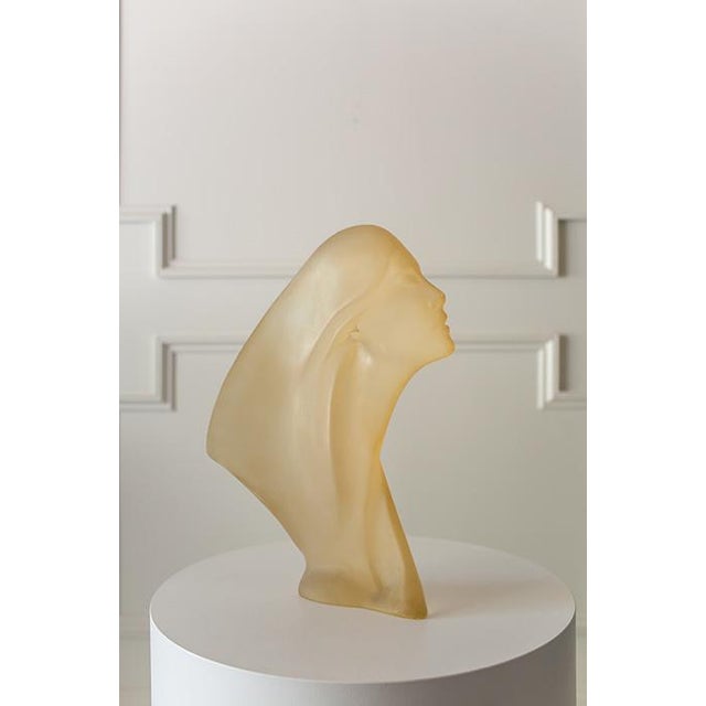 Vintage Bust Sculpture, 