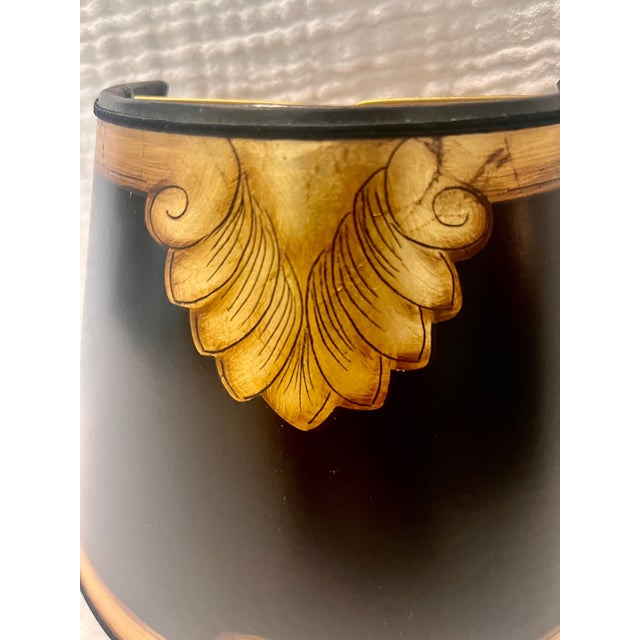 Baroque Handmade Goldleafed Lamp shades - a Pair For Sale - Image 4 of 6