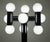 Mid 20th Century Mid 20th Century Robert Sonneman Molecular Metal Table Lamp For Sale - Image 5 of 6