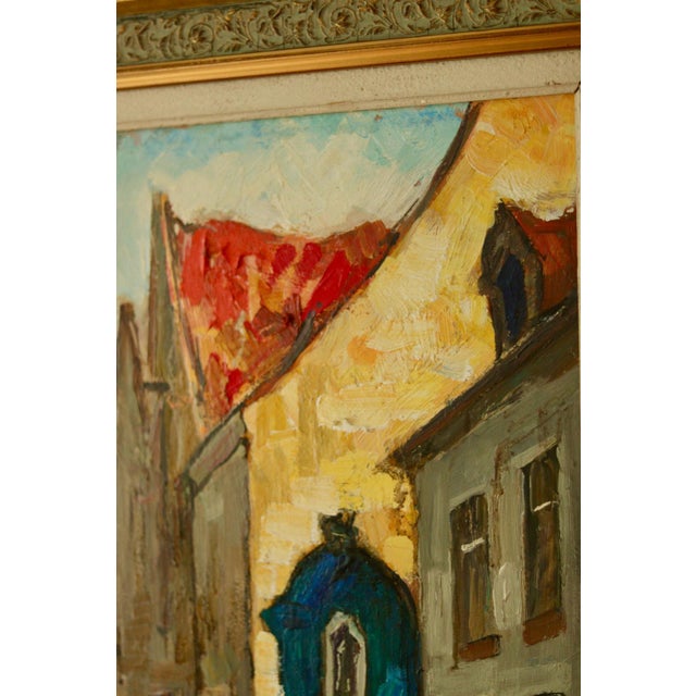 Knut Norrman, Street Scene, 1960s, Oil on Board, Framed For Sale - Image 6 of 11