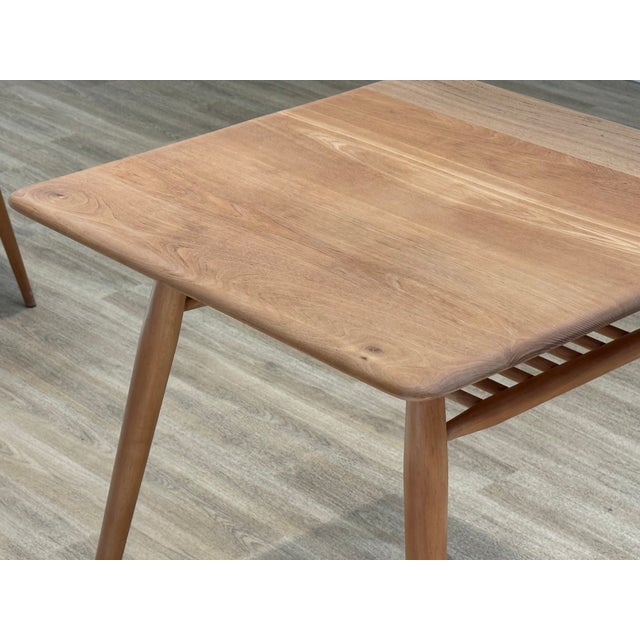 Dining Table and Chairs by Lucian Ercolani for Ercol, 1960s, Set of 3 For Sale - Image 6 of 8