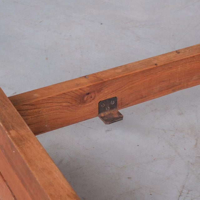Wood Mid-Century L02A Single Bed in Elm from Pierre Chapo For Sale - Image 7 of 13