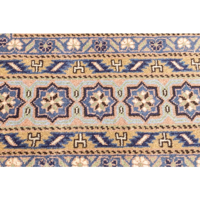 Vintage Hand-Knotted Persian Ardebil Rug 4'4" X 6'7" For Sale - Image 11 of 12