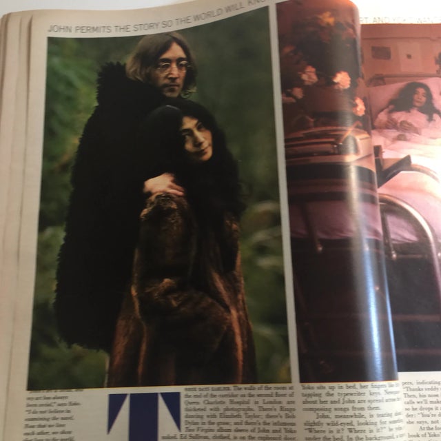 Paper 1969 John & Yoko on Look Magazine For Sale - Image 7 of 11