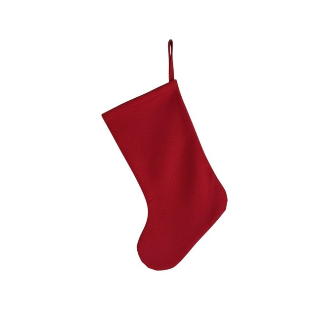 Presenting a vintage wool needlepoint stocking with a snowman design. Small size Velvet trim and backing Cotton lining...