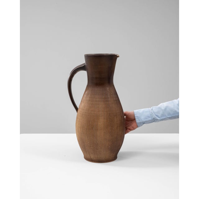 Traditional 20th Century German Ceramic Jug For Sale - Image 3 of 18