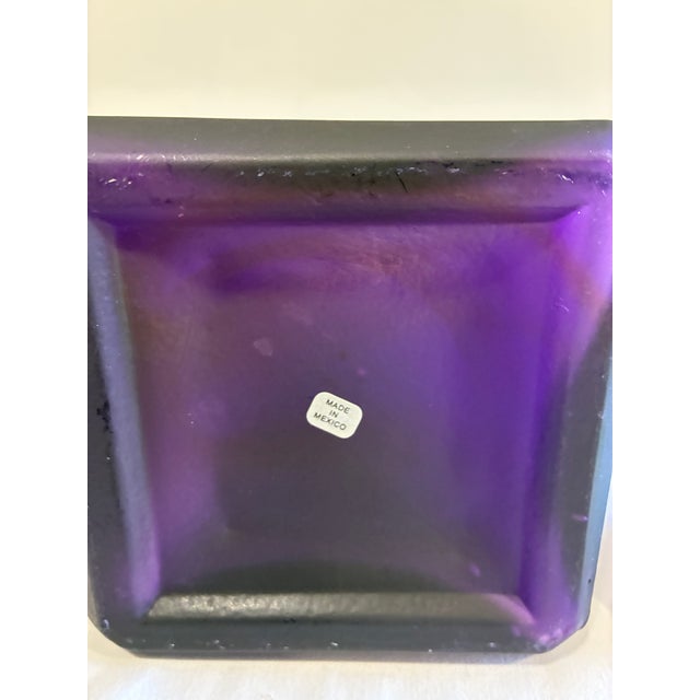 Vintage Amethyst Glass Decanter For Sale - Image 13 of 13