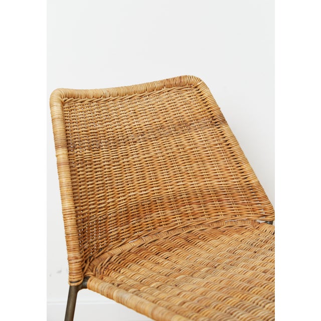 Santa Lucia Chairs in Wicker by Herbert Hirche for Wilde & Spieth, 1960s, Set of 4 For Sale - Image 12 of 13