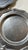 Mid-Century Modern Vintage Pewter Like Charger Plate Set Scalloped Edge Pub Restaurant Ware For Sale - Image 3 of 8