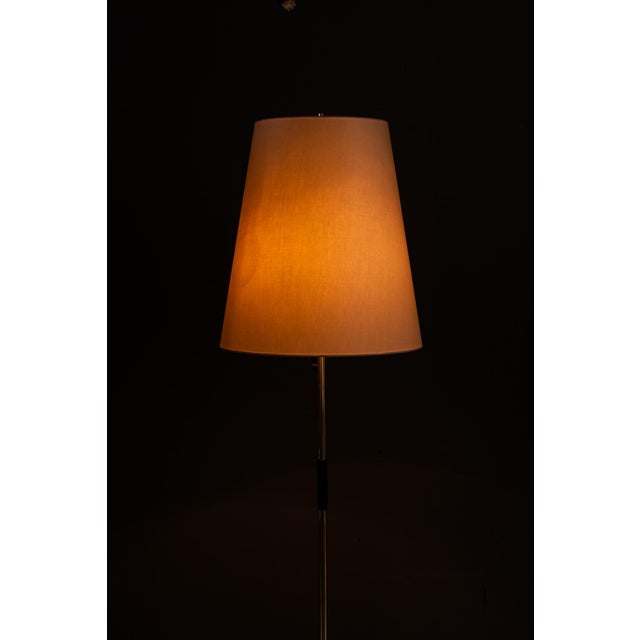 Floor Lamp with Fabric Shade from Rupert Nikoll, Vienna, 1950s For Sale - Image 6 of 18