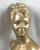 Art Nouveau Vintage Gilt Composition Bust "Lys" After Emile Pinedo, French Art Nouveau Revival Sculpture For Sale - Image 3 of 18