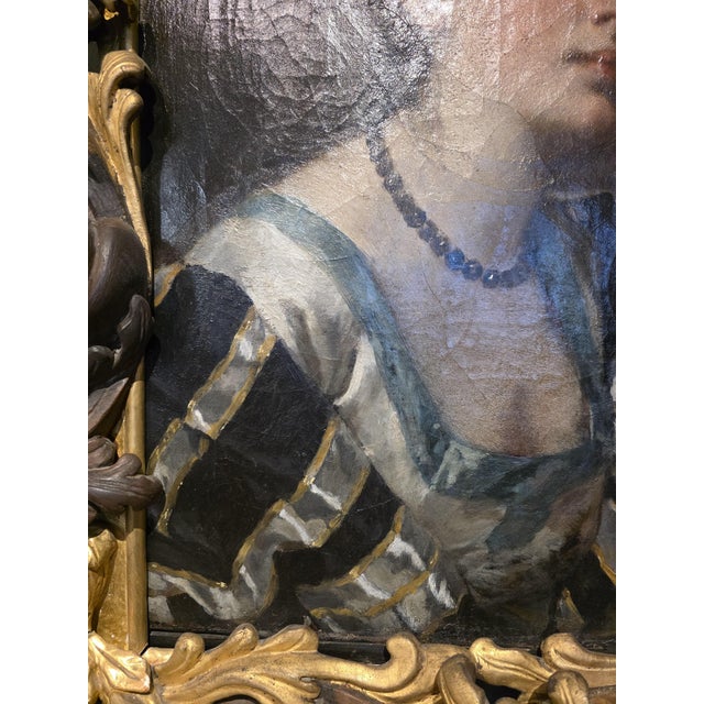 Antonio Zona, Portrait of a Young Woman, 18th-19th Century, Oil Painting For Sale - Image 10 of 14