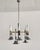 Large Italian Chrome and Brass Trumpet Chandelier attributed to Lumi Milano, 1970s For Sale - Image 16 of 18