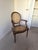 Magnificent Louis XVI caned medallion armchair with a cushion. In superb condition! Chair dimensions: Back height 95 cm /...