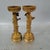 1970s Brass Dragon & Phoenix Candle Holders, Pair of Lotus Top Candlesticks For Sale - Image 4 of 9