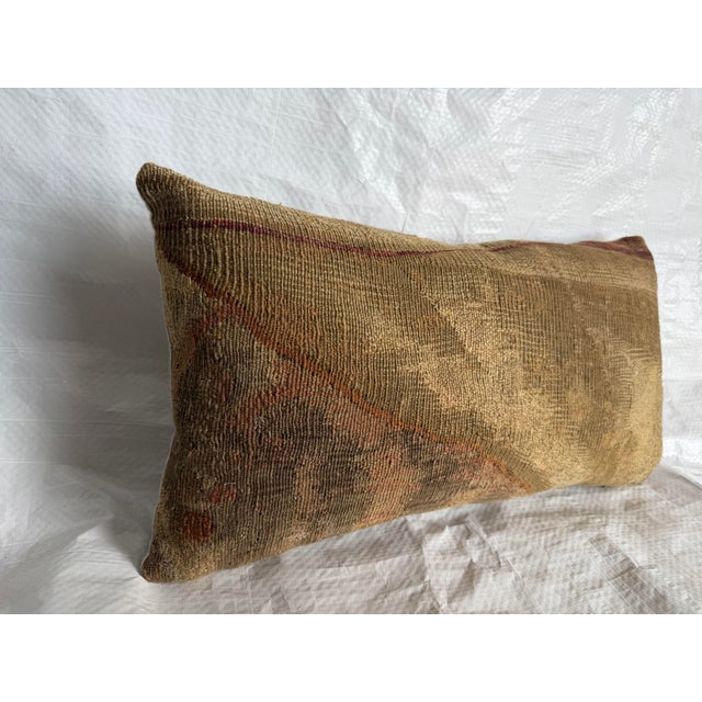16th Century Brussels Tapestry Pillow Abstract Design For Sale - Image 4 of 7