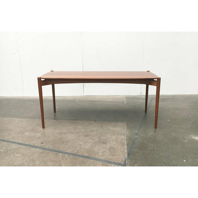Mid-Century German Series 400 Teak Coffee Table by Hartmut Lohmeyer for Wilkhahn, 1950s For Sale - Image 14 of 18