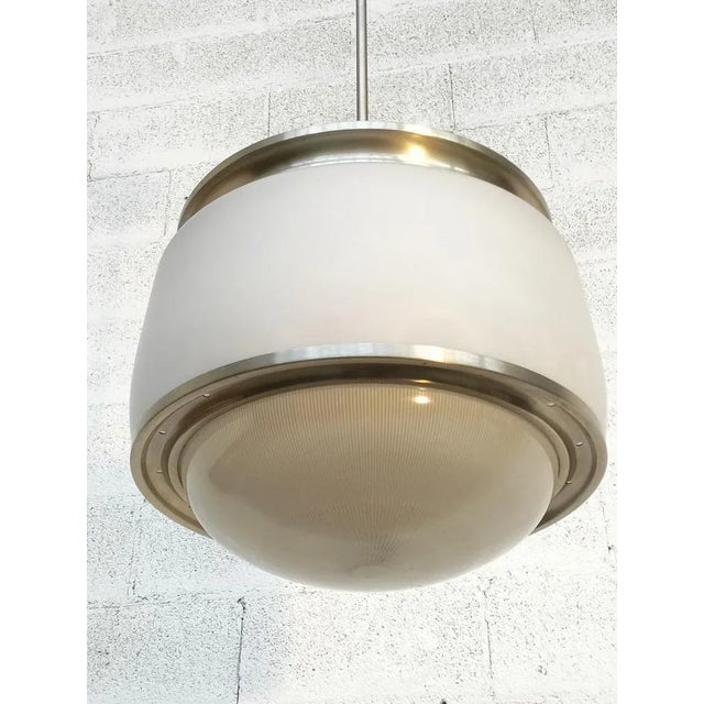 Mid-Century Modern Kappa Pendant Lamp in Glass by Sergio Mazza for Artemide, 1960s For Sale - Image 3 of 10