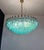Vintage Murano Glass Chandelier with 185 Turquoise Poliedri, 1990 For Sale - Image 15 of 18
