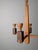 Art Deco Danish Wooden Candle Chandelier, 1970s For Sale - Image 14 of 17