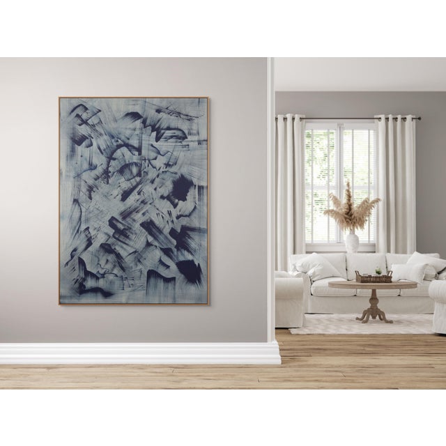 Abstract Contemporary Abstract Acrylic on Canvas "Untitled (14.11.22)" by Joan Saló For Sale - Image 3 of 4